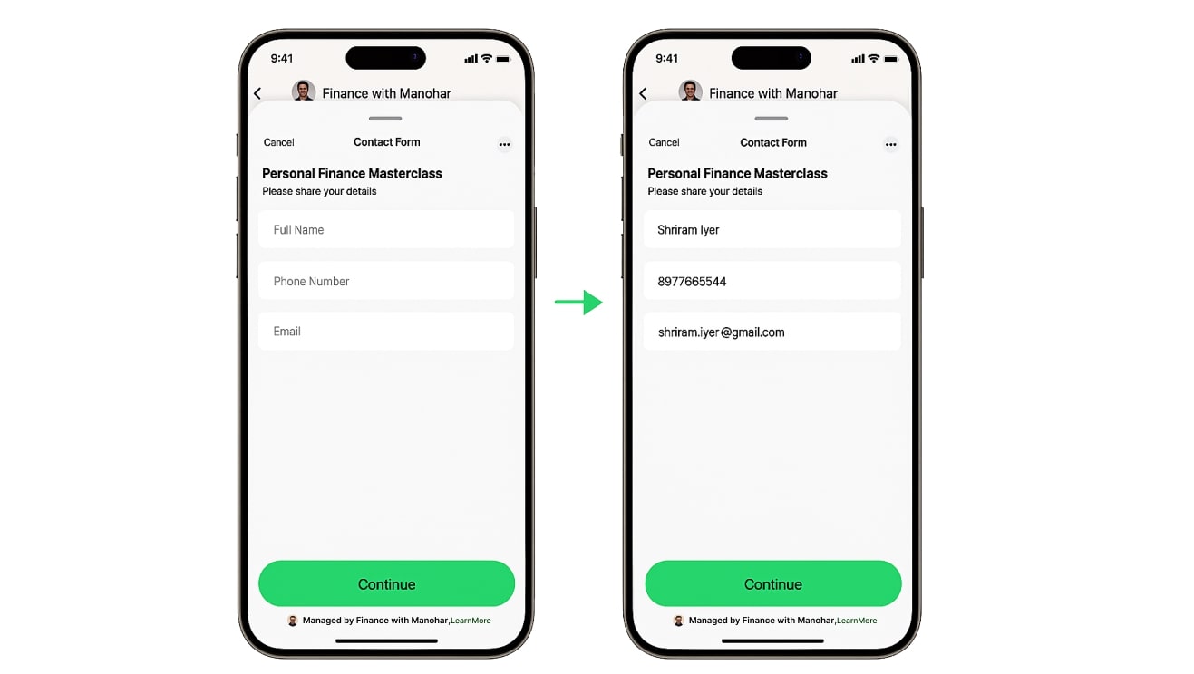 WhatsApp Catalogue Preview